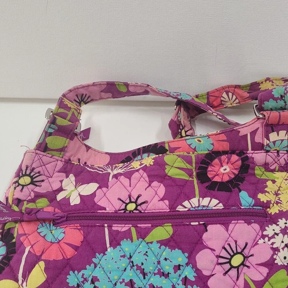Vera Bradley Flutterby Hipster Crossbody Bag Purse Adjustable Strap